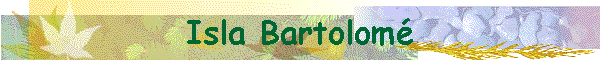 Isla Bartolom�
